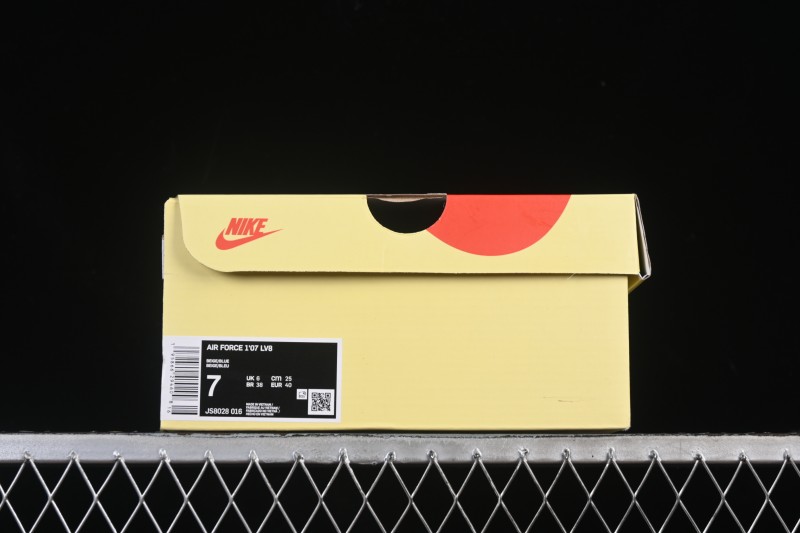 Nike Air Force 1 '07 Low Stussy Collaboration Casual Sneakers with Full-Length Air Cushion - JS8028-016