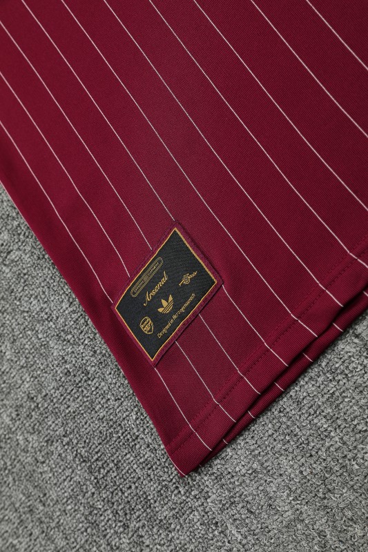 25/26 Arsenal Adidas Original Wine Short Sleeve Jersey+Shorts