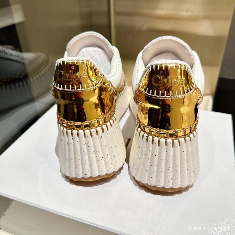 Chloe 2025/SS Stitched Mark Line Casual Shoes - LY00350