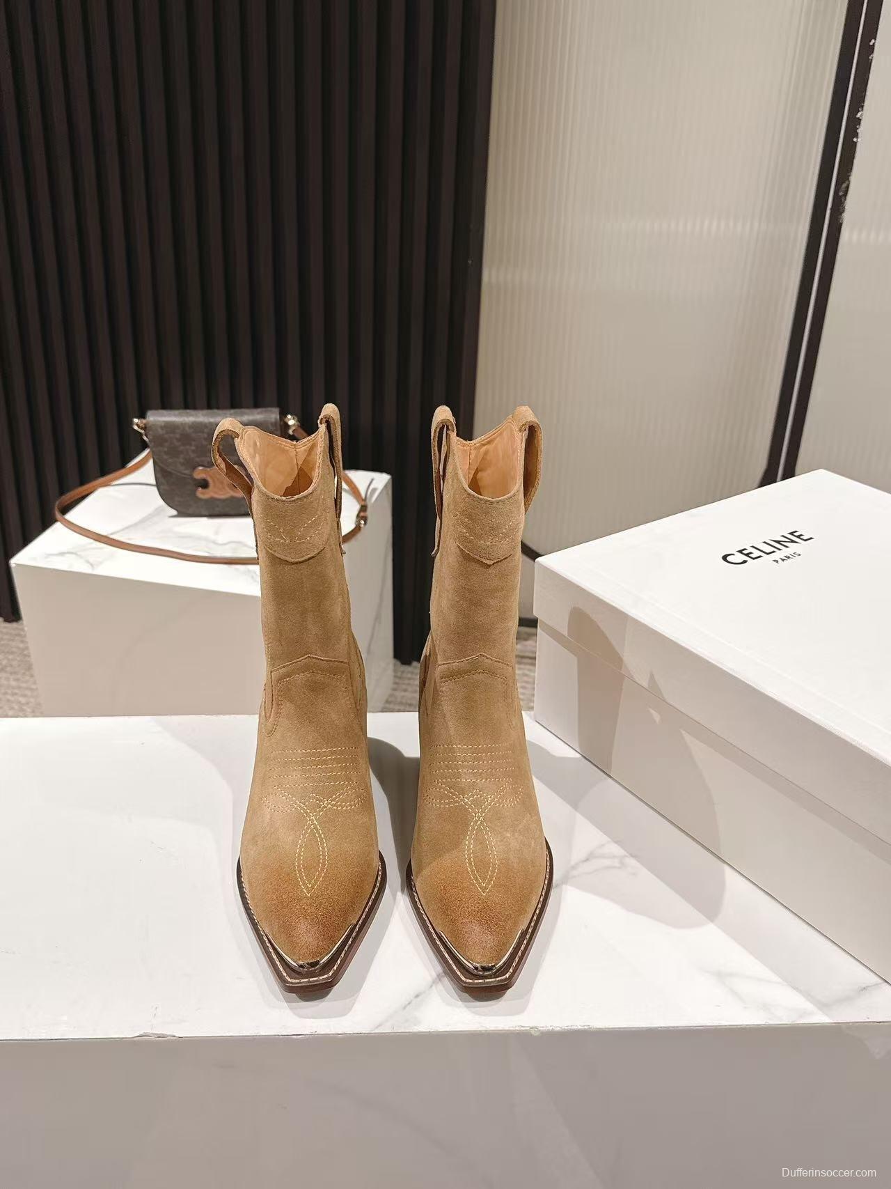 CELINE Fashion Boots 2025 SS Collection with Arch of Triumph Logo - LY00440