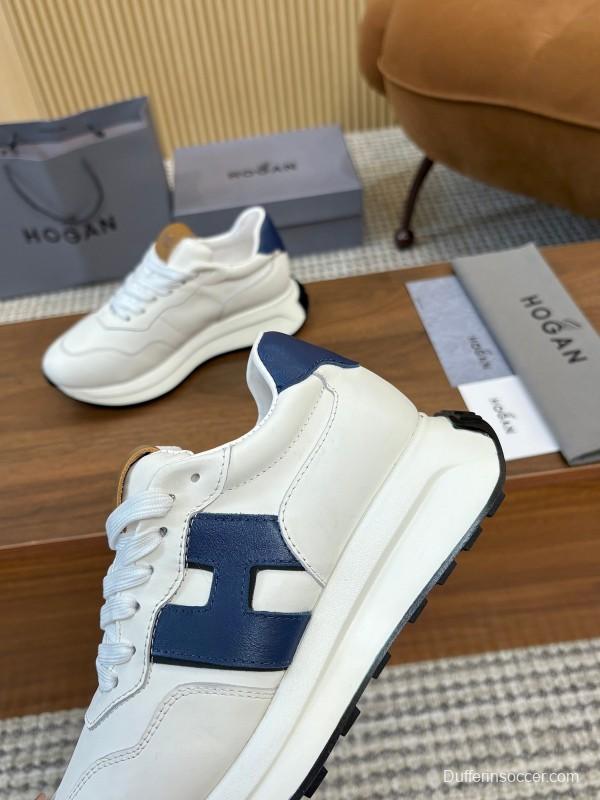 Hogan H-STRIPES Series Couple Thick Sole Dad Shoes Airship Shoes Casual Sports Shoes - AS00350