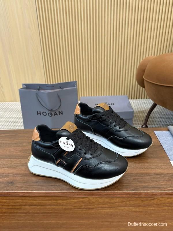 Hogan H-STRIPES Series Couple High Platform Dad Shoes Sneakers - AS00350