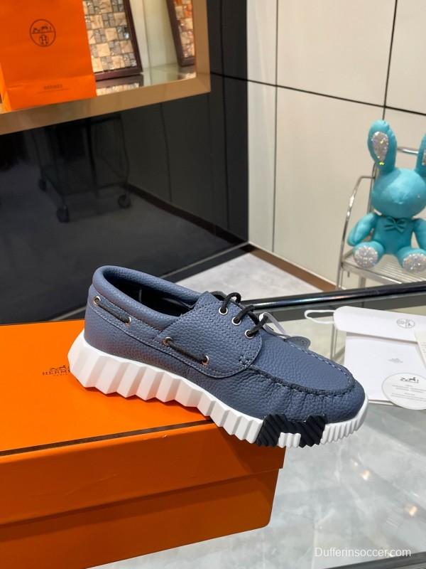 Hermès Classic Casual Sports Shoes with Exaggerated H Logo and Vibrant Colors - LY00300