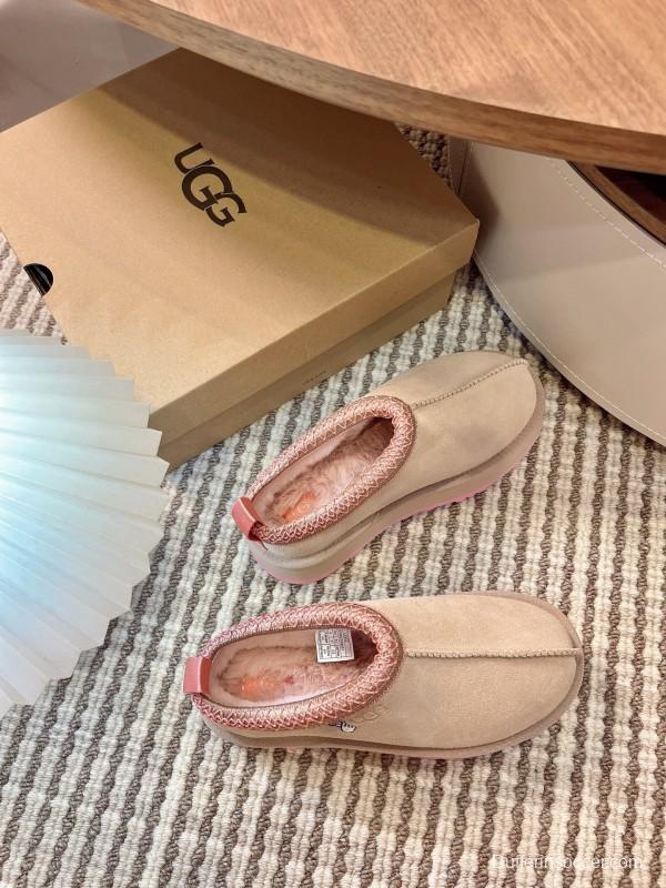 UGG Tazz Platform Wool Slipper Boots - MJ00230