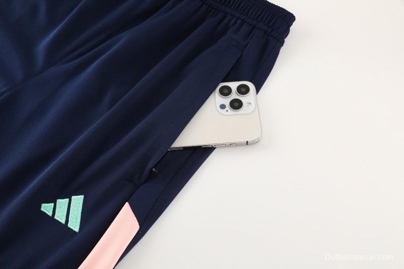 25/26 Ajax Navy Half Zipper Jacket+Long Pants