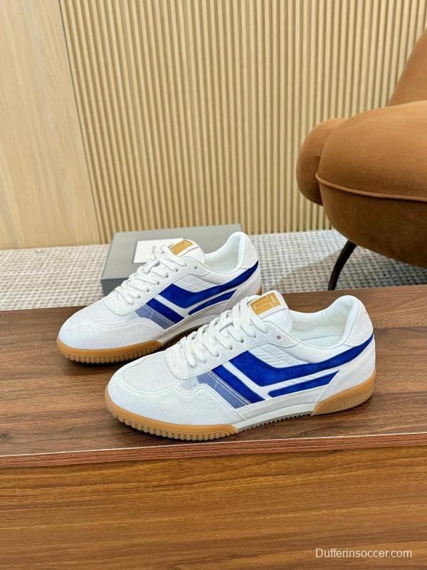 Tom Ford 2025 SS Casual Shoes with Classic Color Blocking and Imported Leather Insole - AS00350