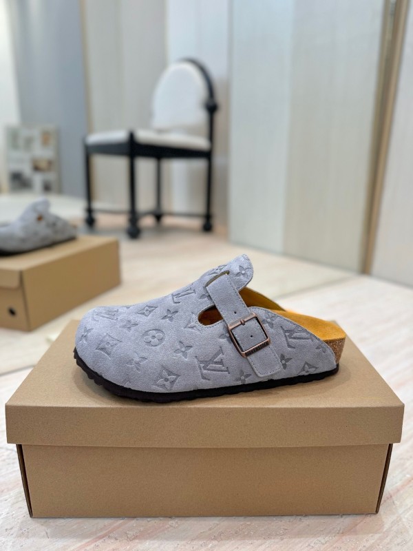 Louis Vuitton Louis Vuitton × BIRKENSTOCK Boston Soft Sole Mule Slippers - KFY00300
