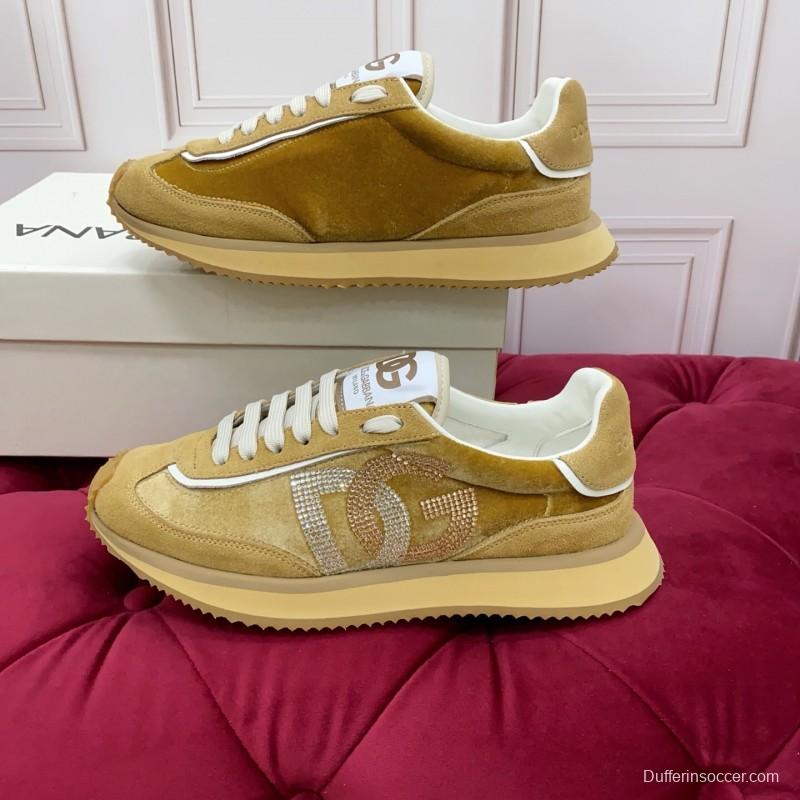 Dolce & Gabbana 2025 SS New Collection Luxury Embroidered Logo Sneakers - AS00300