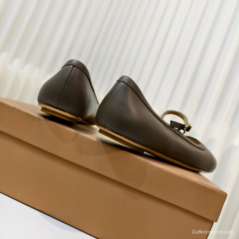 Gianvito Rossi Bohemian Style Flat Ballet Shoes 2025/SS