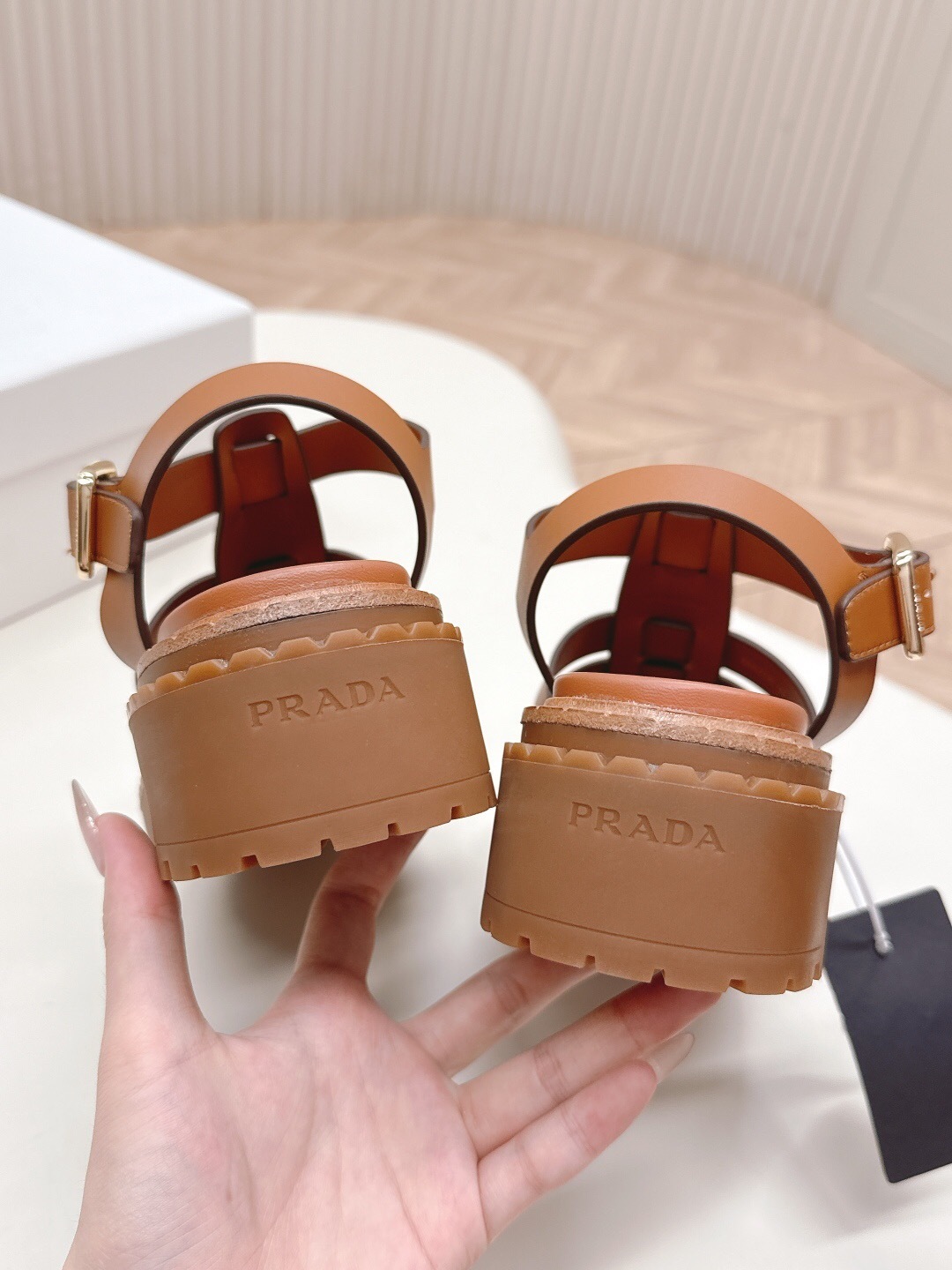 Prada Spring Summer 2025 Low-Top Sandals Roman Platform - LY00290