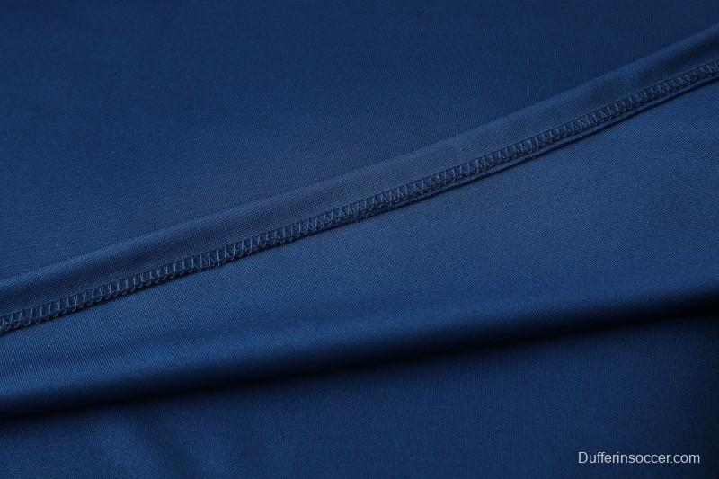 25/26  Adidas Navy Blue Full zipper Jacket Tracksuit+ long pants