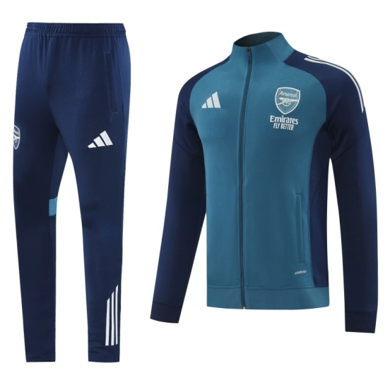 25/26 Arsenal  Navy Blue  Full zipper Jacket Tracksuit+ long pants