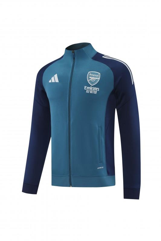 25/26 Arsenal  Navy Blue  Full zipper Jacket Tracksuit+ long pants