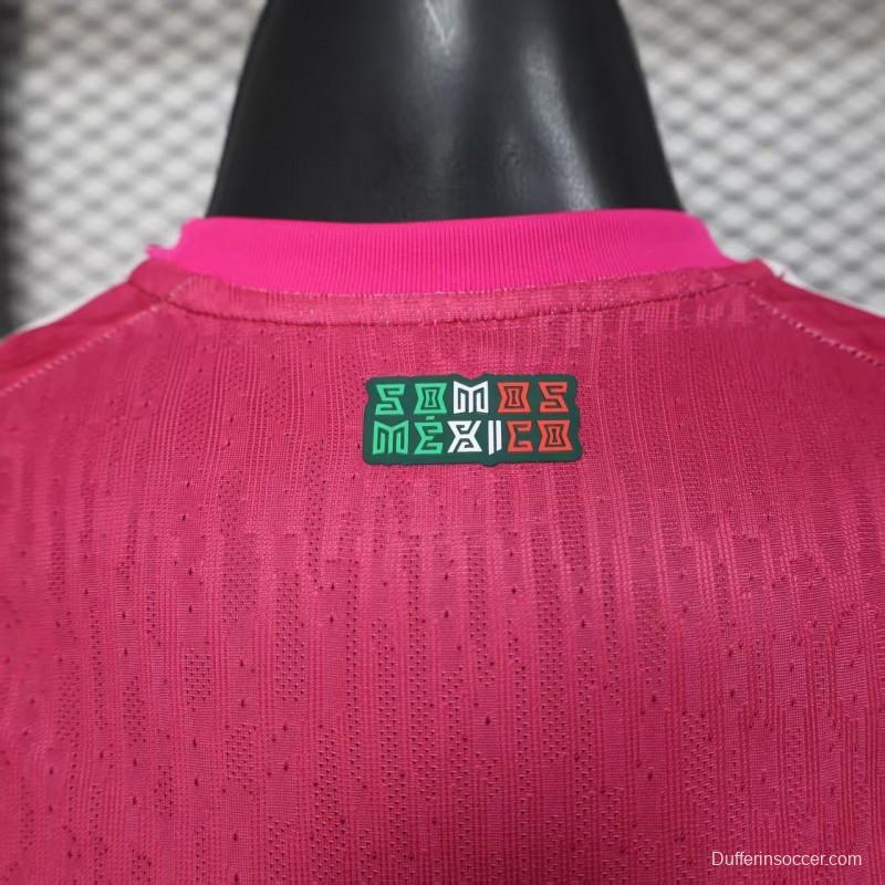 Player Version 2026 Mexico  Pink Training Jersey