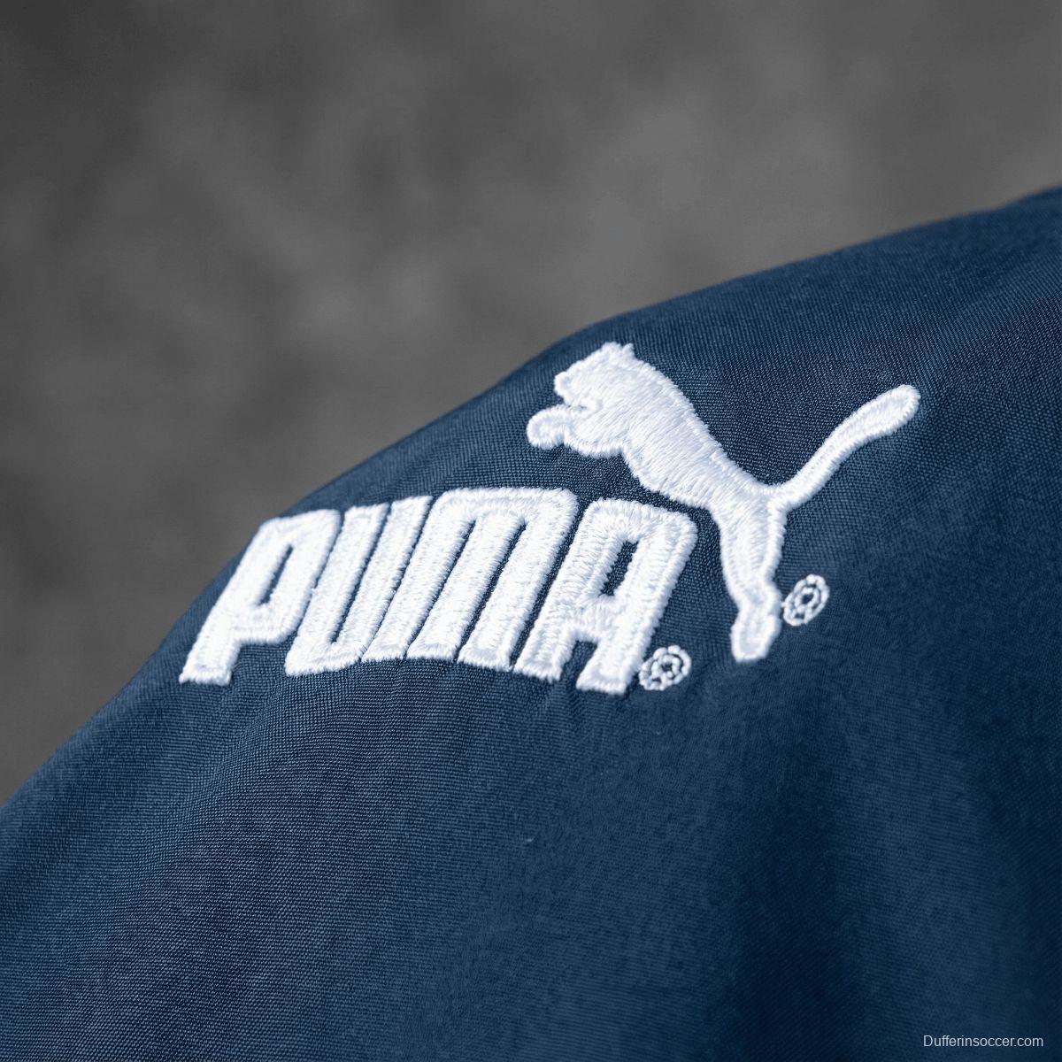 1996/97 Vintage Style Atletico Madrid Black Jacket Windbreaker