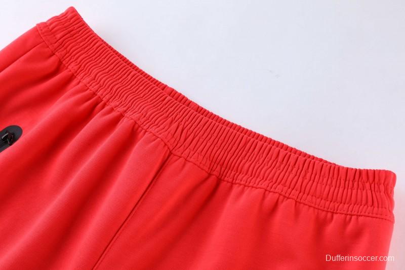 26/27 Liverpool Red Full Zipper Hooded Jacket Tracksuit + Long Pants