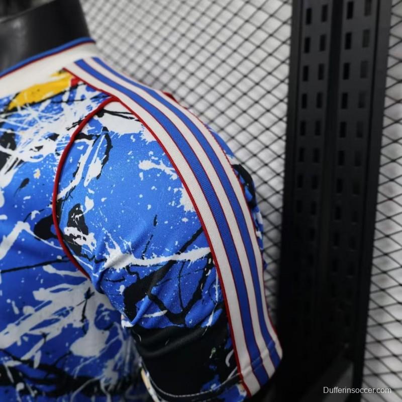 Player Version 26/27 Manchester United Multicolor Paint Splash Art Special Edition Jersey