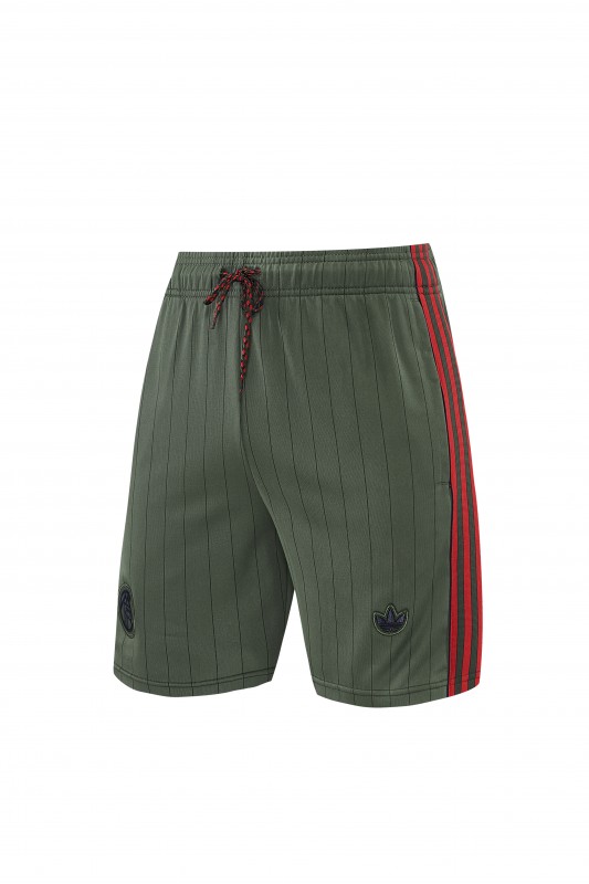26/27 Bayern München  Forest Green  Pinstripe  Short Sleeve+Soccer Shorts