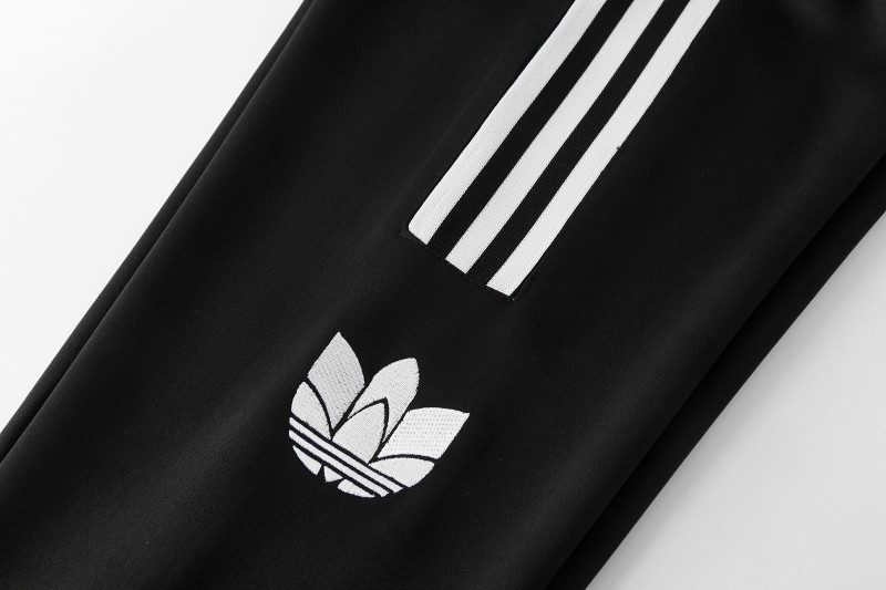 2026 Adidas Black Full Zipper Jacket + Long Pants