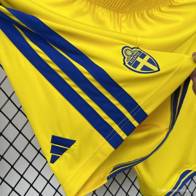 2026 Mens Sweden World Cup Away Shorts