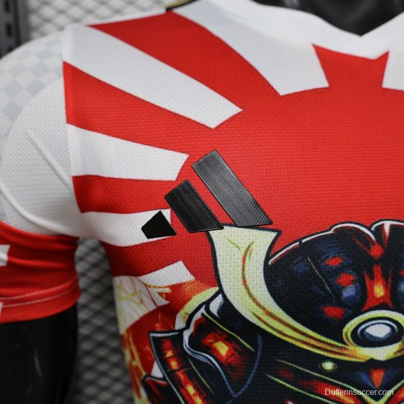 Player Version 2026 Japan  White "Samurai + Rising Sun" Special Edition Jersey
