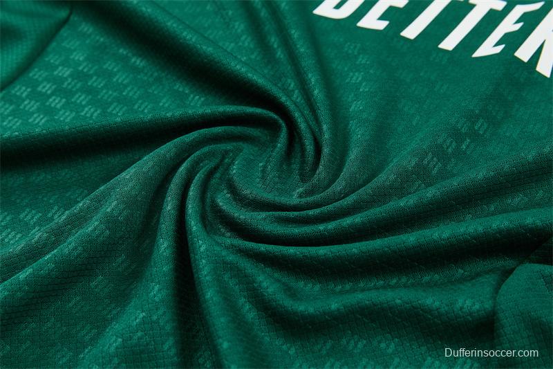 2026 Real Madrid Green & Cream  Short Sleeve+Soccer Shorts