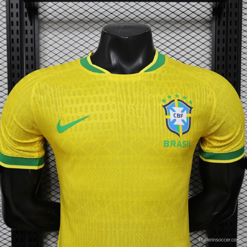 Player Version 2026 Brazil Home Yellow  Special Edition  Jersey