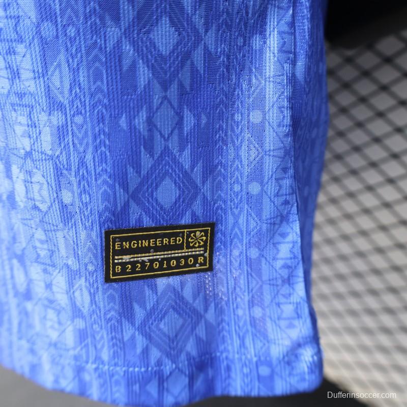 Player Version 2026 Brazil Away Blue Special Edition Jersey