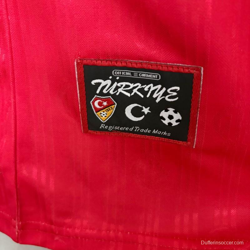 1996 Retro Türkiye Home Jersey