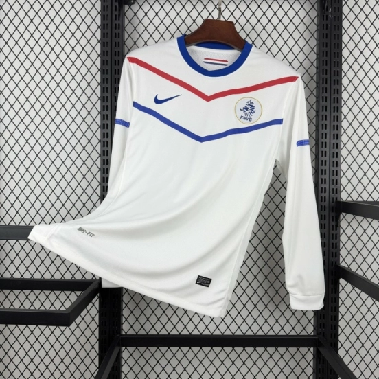 2012 Retro France Away Long Sleeve Jersey