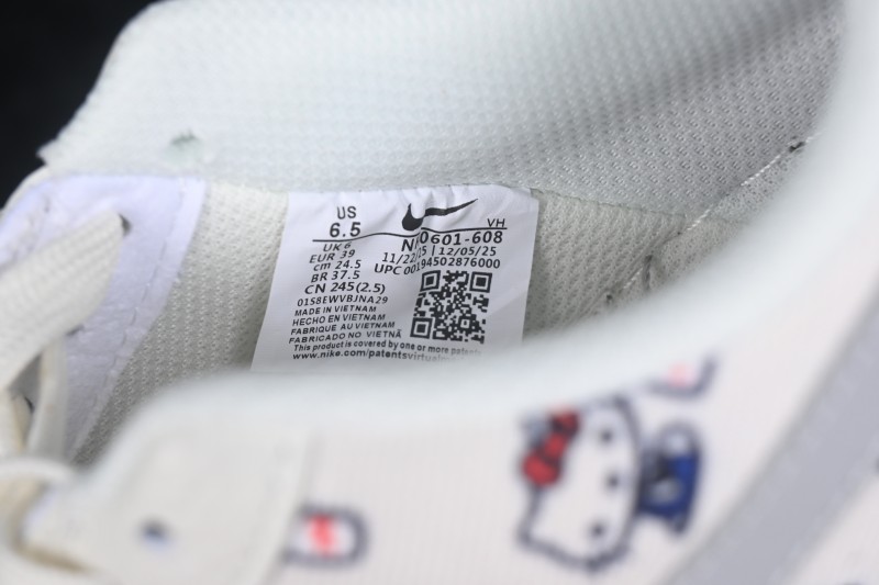 Nike Air Force 1 '07 Low Hello Kitty Casual Sneakers with Full-Length Air Cushion - NH0601-608