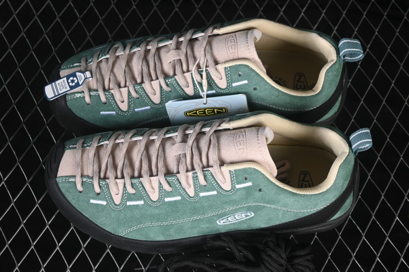 Keen Jasper Retro Street Style Outdoor Shoes in Lotus Green - F.C3