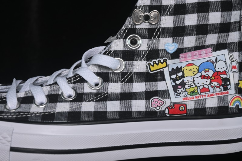 Converse × Hello Kitty and Friends Picnic Chuck Taylor All Star Hi High-Top Casual Skate Shoes - A17697C