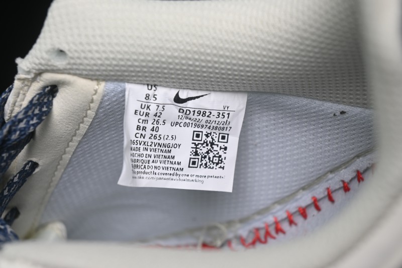 Nike Air Force 1 '07 Low Collaboration Casual Skateboarding Shoes with Full-Length Air Cushion - DD1982-351