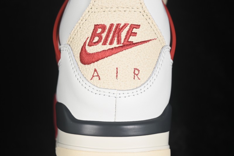 Nike Air Jordan 4 Retro 'Brick After Brick' OG Collaboration Sneakers with Premium Leather and Classic Basketball Design - IQ8055-100