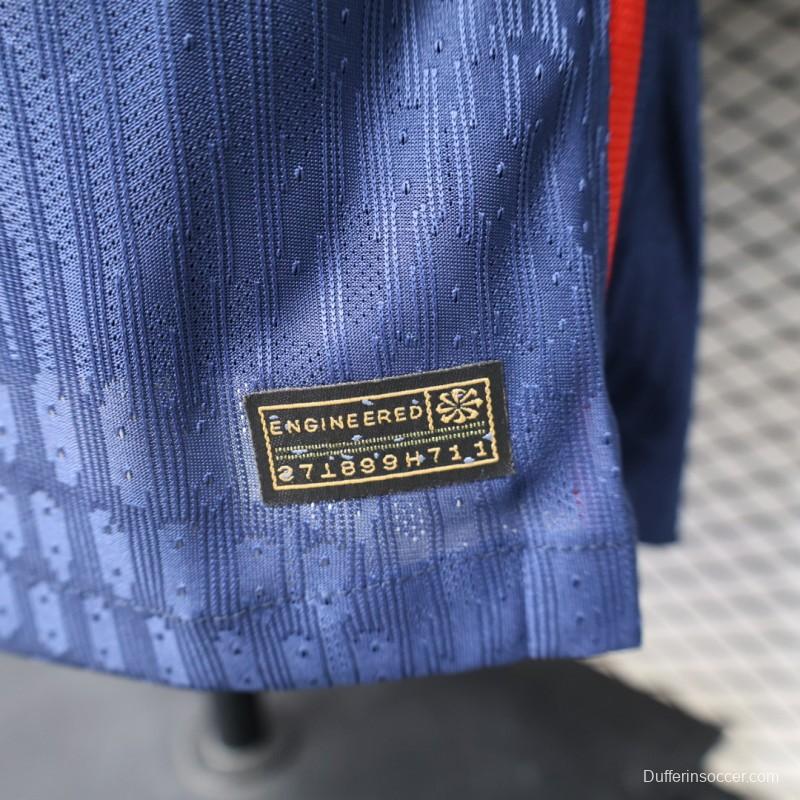 Player Version 26/27 PSG Blue Polo Collar Jersey