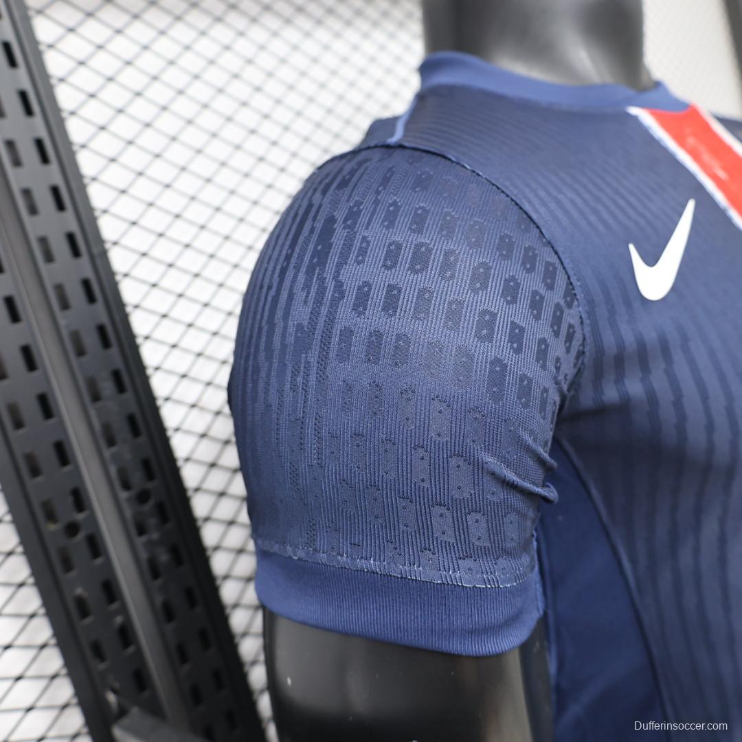 Player Version 24/25 Paris Saint-Germain Home Double Star Jersey