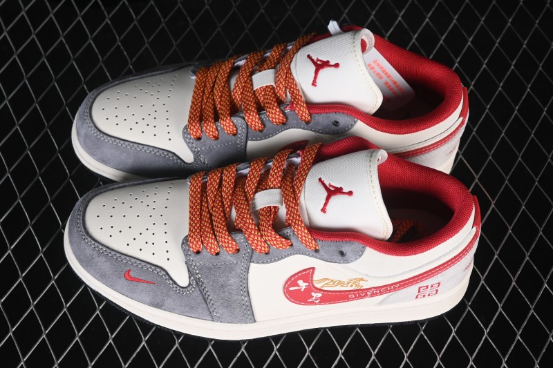 Jordan Air Jordan 1 Low Retro Basketball Shoes with Premium Leather and Custom Detailing - JP2026-130