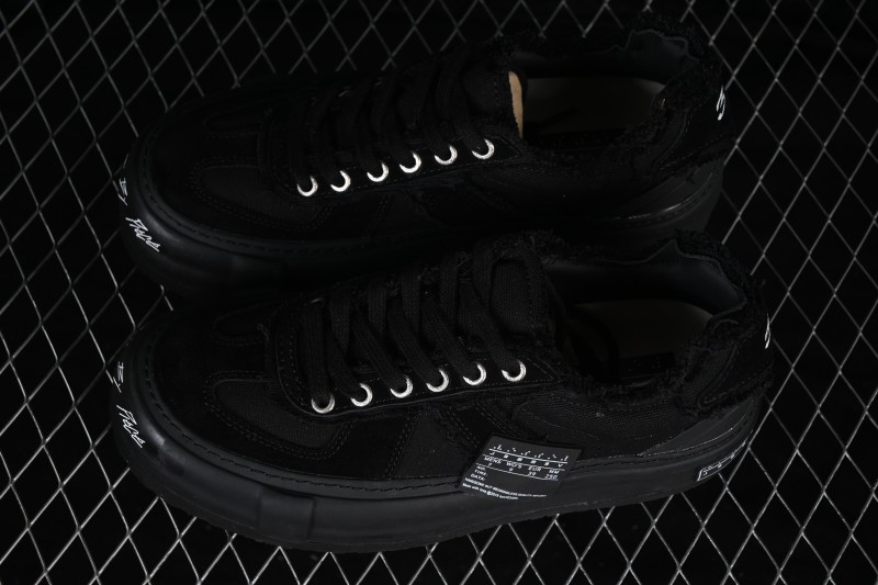 xVESSEL Wu Jianhao Unisex Low-Top Deconstructed Thick-Soled Shoes with Tweed Texture - S19X001B