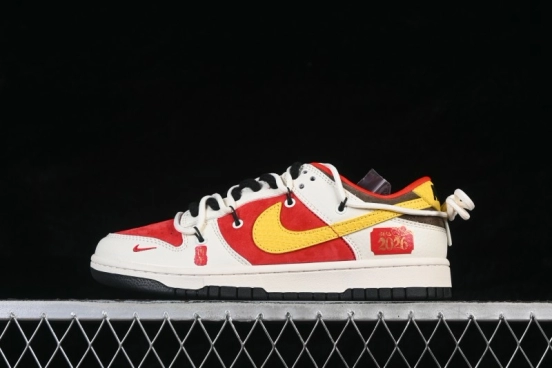 Nike SB Dunk Low Retro Skateboarding Shoes with Color Block Design - YX5066-C65