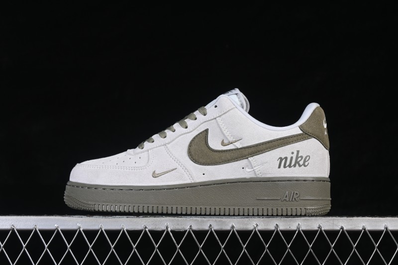 Nike Air Force 1 '07 Low Casual Skateboarding Shoes with Classic Leather Upper and Air-Sole Cushioning - DF0188-122
