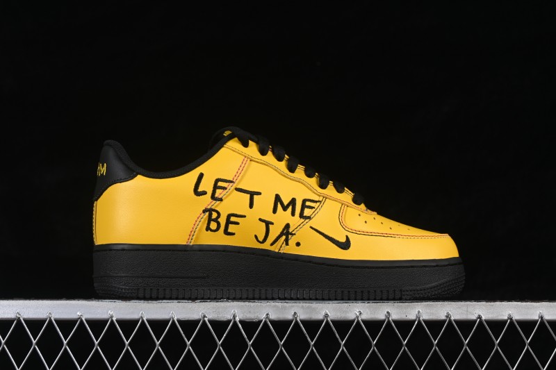 Nike Air Force 1 '07 Low Casual Skateboarding Shoes with Premium Leather Upper - IQ2713-700