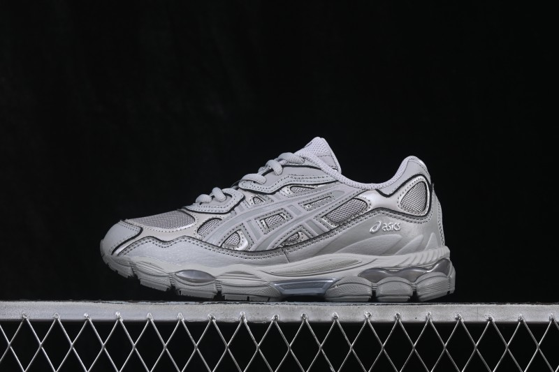 Asics Gel-NYC Retro Running Shoes with Breathable Mesh and Gel Cushioning - 1203A280-021