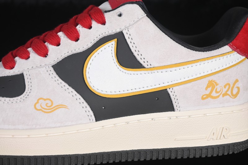 Nike Air Force 1 '07 Low Chinese New Year Limited Edition White Grey Running Shoes - KD1688-006