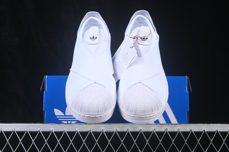 Adidas Originals Superstar Lace-Up Casual Sneakers with Shell Toe - KH8209