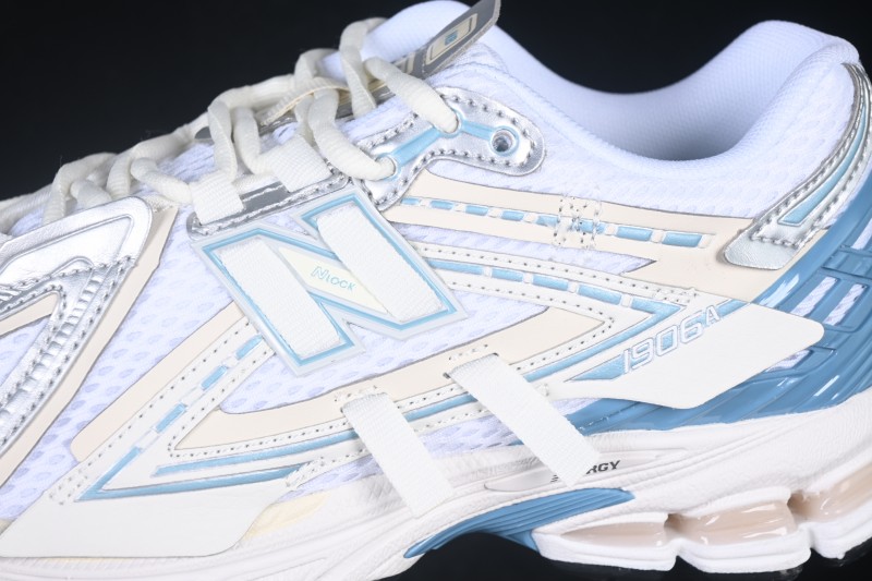 New Balance 1906 Retro Running Shoes with Lightweight Leather and Mesh Upper - U19065IC
