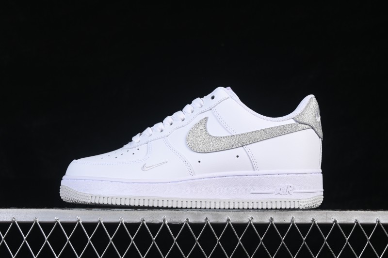 Nike Air Force 1 '07 Low Sequined Swoosh Casual Sneakers - ZH0316-156