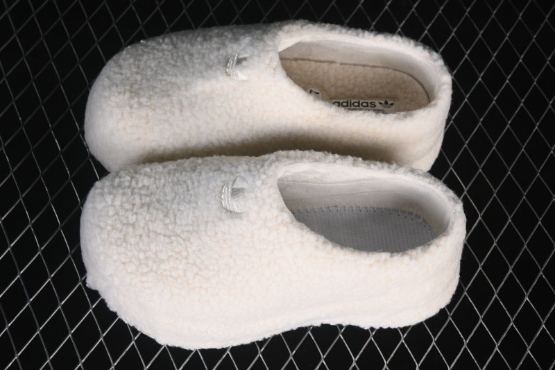 Adidas Originals AdiFOM Stan Mule JR7378 Felt Slip-On Casual Lifestyle Shoes - JR7378