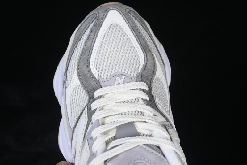 New Balance 9060 Retro Running Shoes with ABZORB Cushioning and Suede Overlays - U9060AUB
