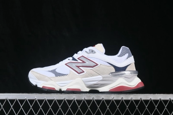 New Balance 9060 Retro Casual Running Shoes with Mesh and Suede Upper - U90603MT
